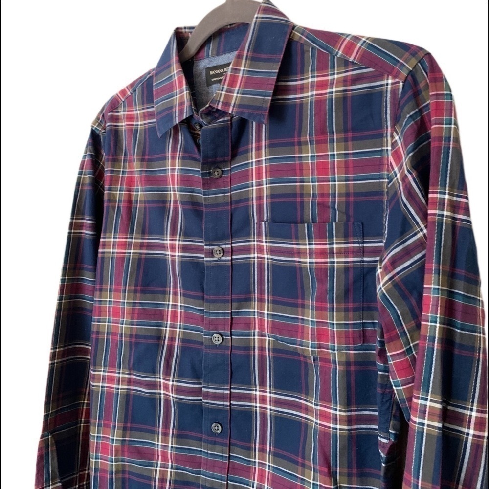 Banana Republic Plaid Long Sleeve Button Down - Picture 2 of 9
